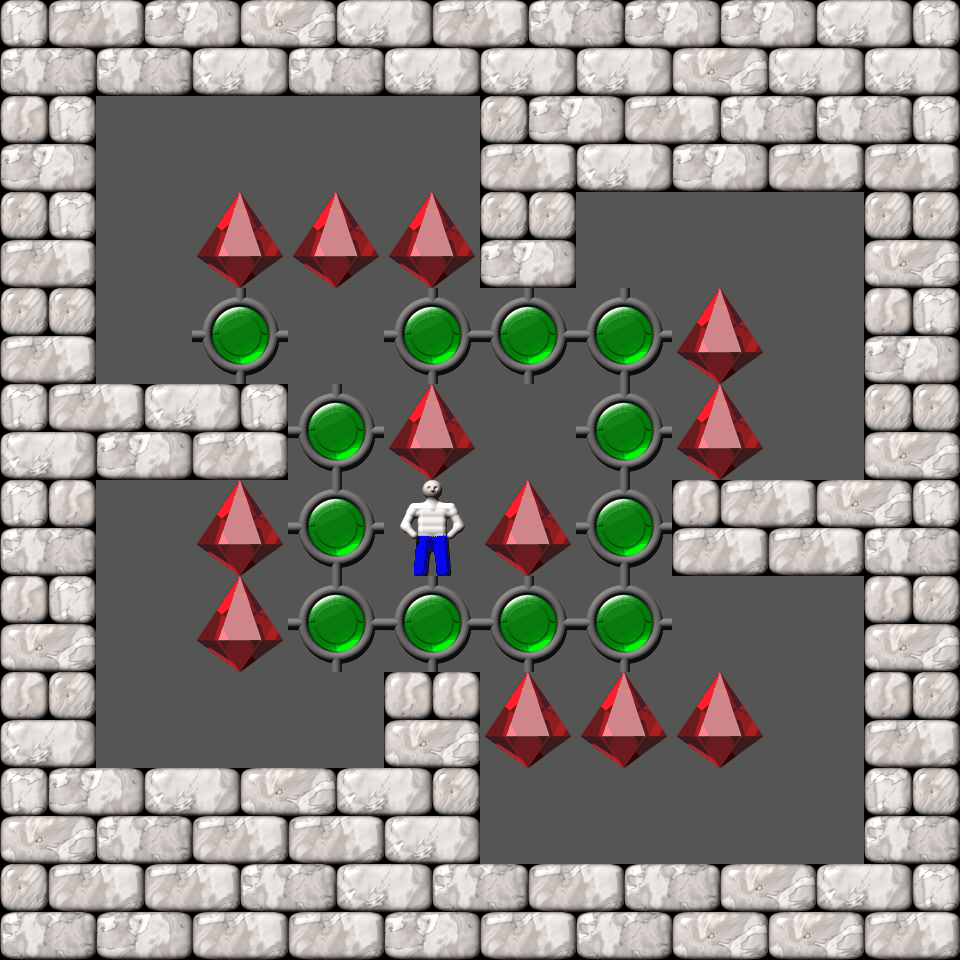 Сокобан More Bugs collections уровень 327
